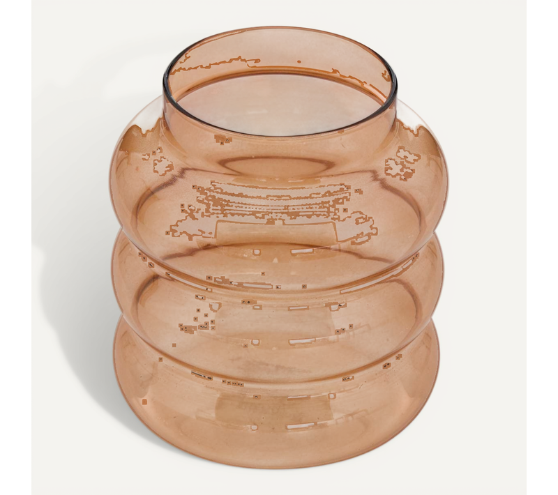 Vase Umia En Verre 12x12x13cm