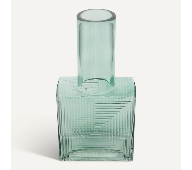 Vase Reso En Verre 13,5x8x26,7cm Marron