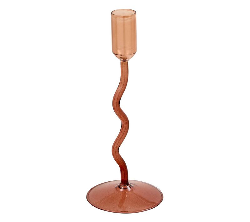 Bougeoir Homy H.20cm Rose