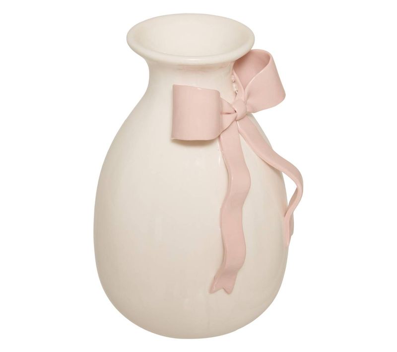 Vase Mona H.18cm Blanc
