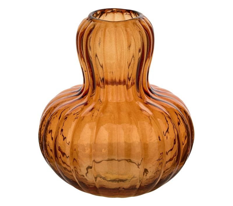 Vase Lisière H.19,5cm Marron