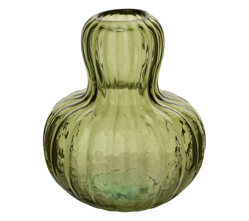 Vase Lisière H.19,5cm Vert