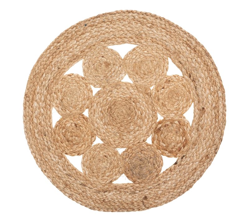 Set De Table En Jute - 38x38 Cm - Beige