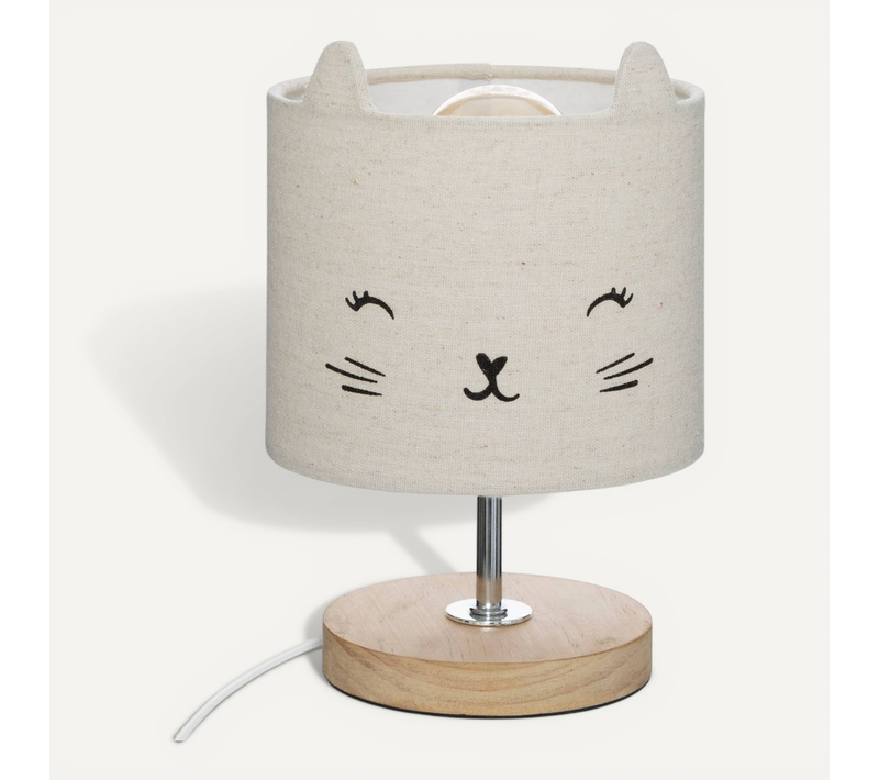 Lampe À Poser Mini Toxey H.21cm Chat