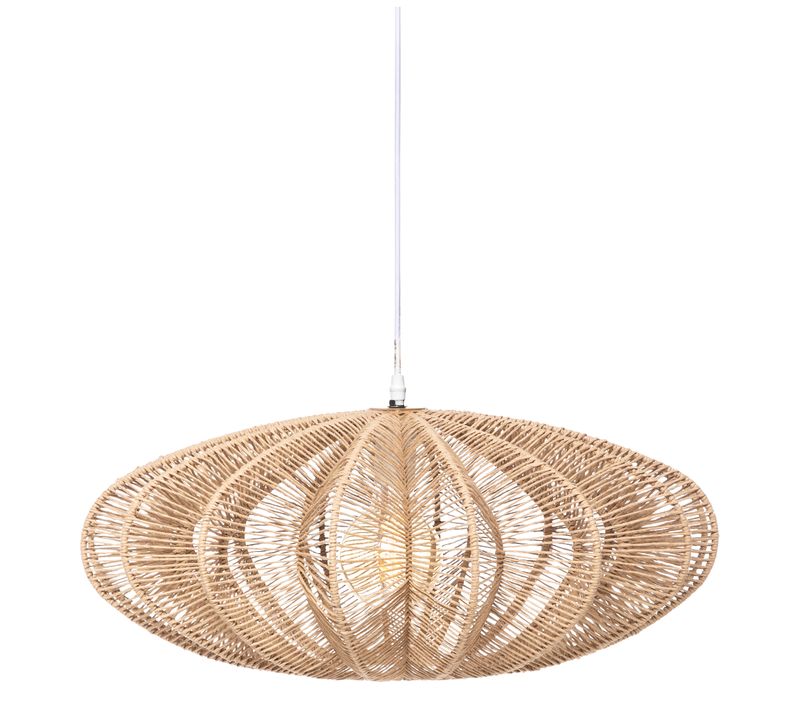 Luminaire Suspension Beige Nature D 57 Cm