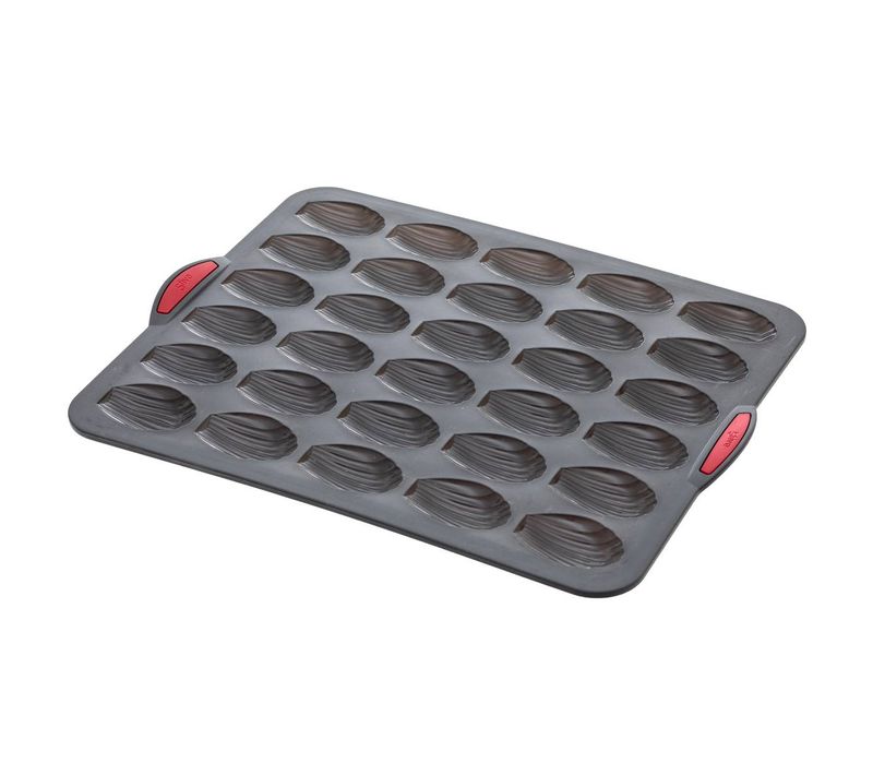Moule 30 Madeleines Silicone "silitop" Noir Rouge