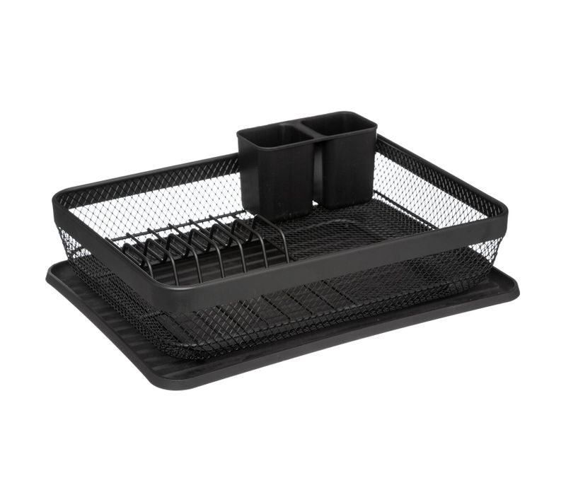 Egouttoir 1 Niveau En Métal Mayaj - Noir