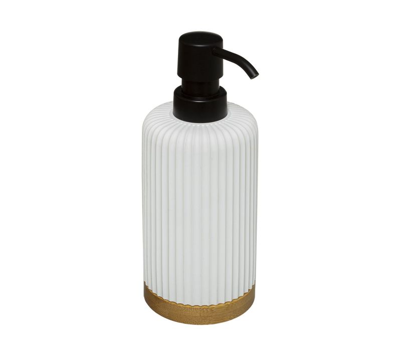 Distributeur De Savon Ou Lotion En Résine Blanche 270 Ml