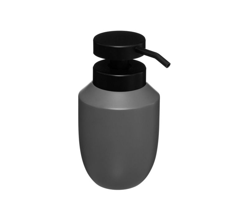 Distributeur De Savon Ou Lotion En Résine Grise 330 Ml