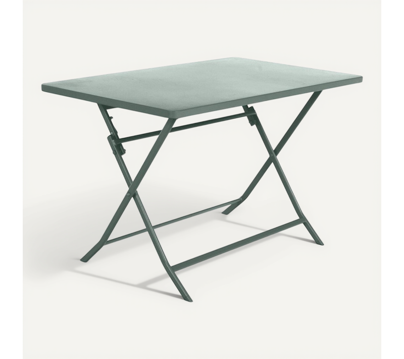 Table Rectangulaire Pliante Greensboro 4p Vert Olive Hespéride