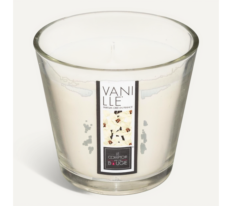 Bougie Parfumée Vanille Pot En Verre 190 G