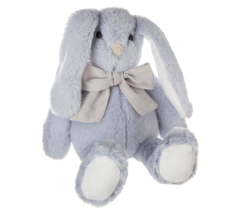 Peluche Lapin Avec Noeud Kay H.30cm