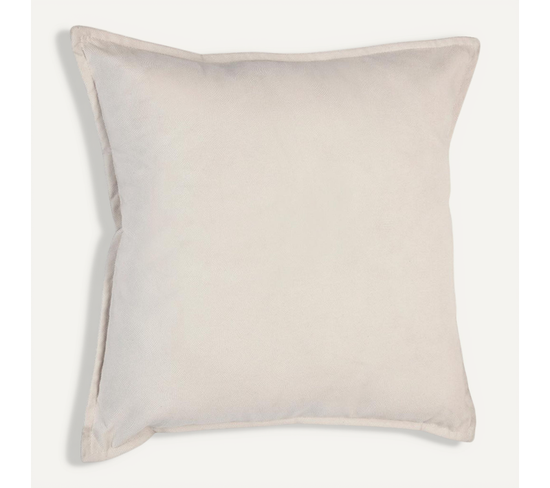 Coussin Déhoussable Ivoire 45 X 45 Cm