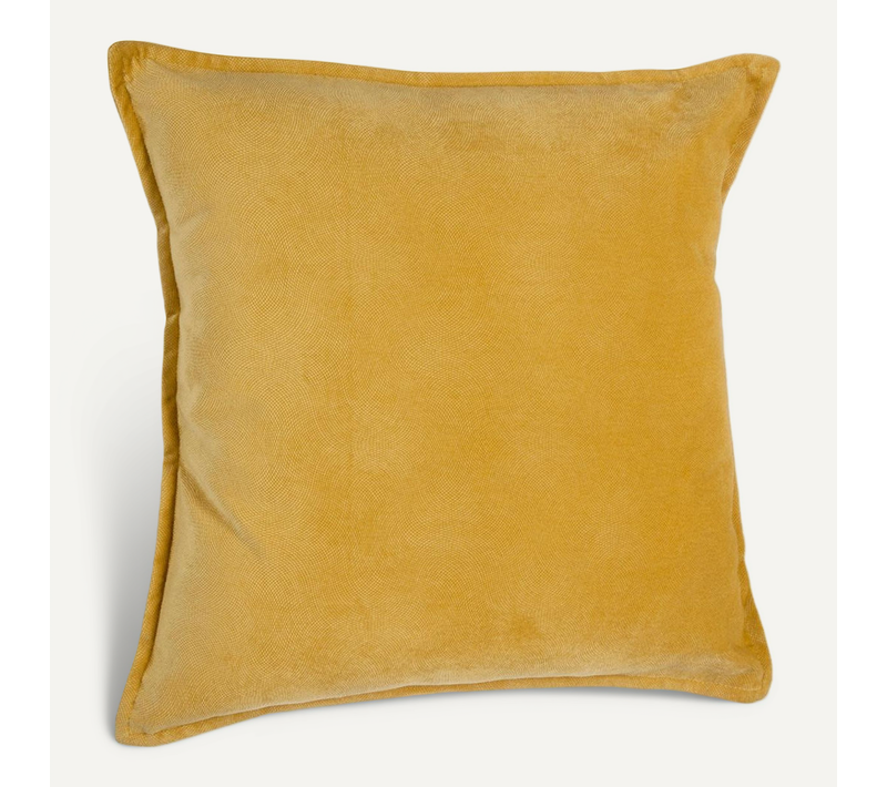 Coussin Déhoussable Ocre 45 X 45 Cm