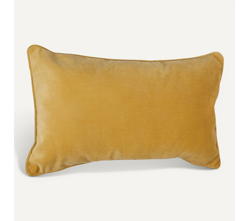 Coussin Déhoussable Ocre 30 X 50 Cm