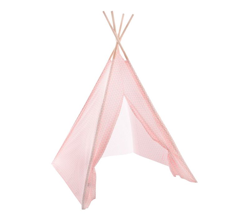 Tipi Enfant Toile Rose H 160 Cm