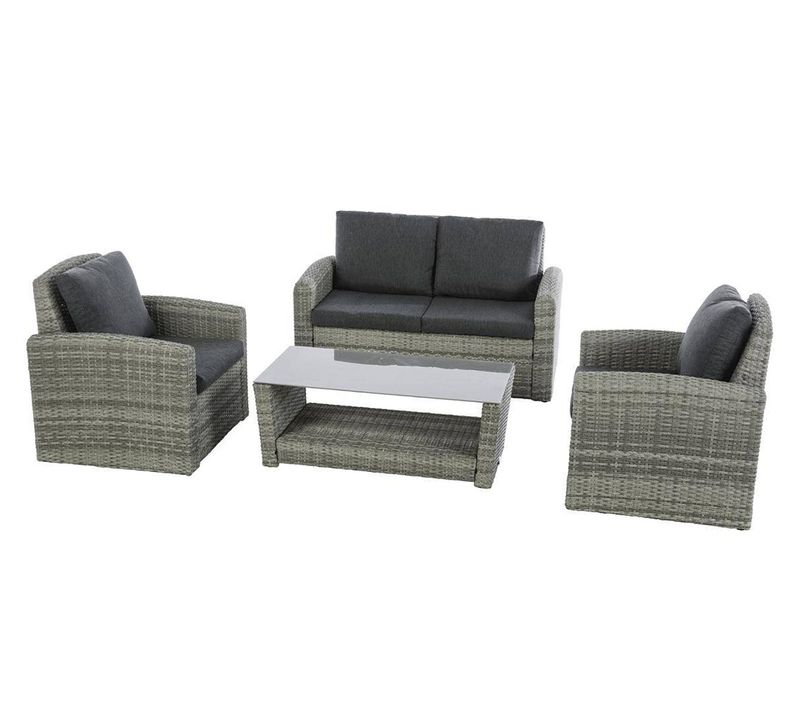 Salon De Jardin Polynésia Coloris Havane Hespéride