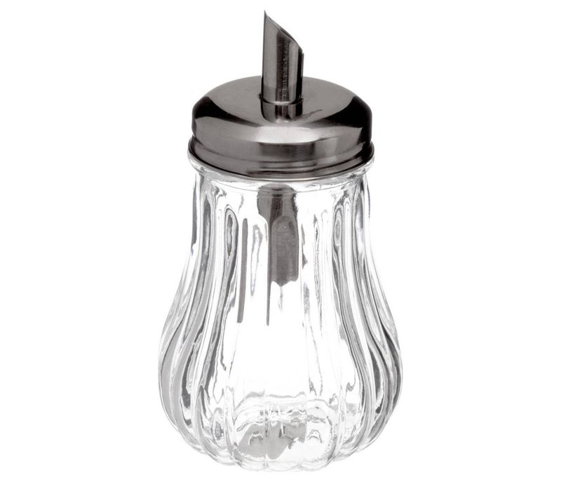 Sucrier En Verre Couvercle Inox 018l