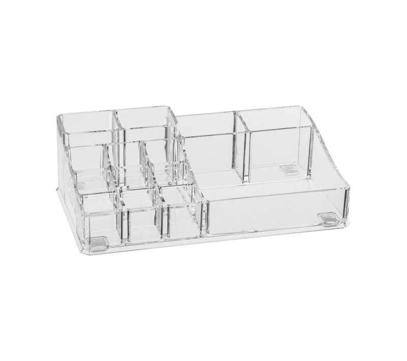 Organiseur De Salle De Bain Rangement Maquillage 14 Compartiments
