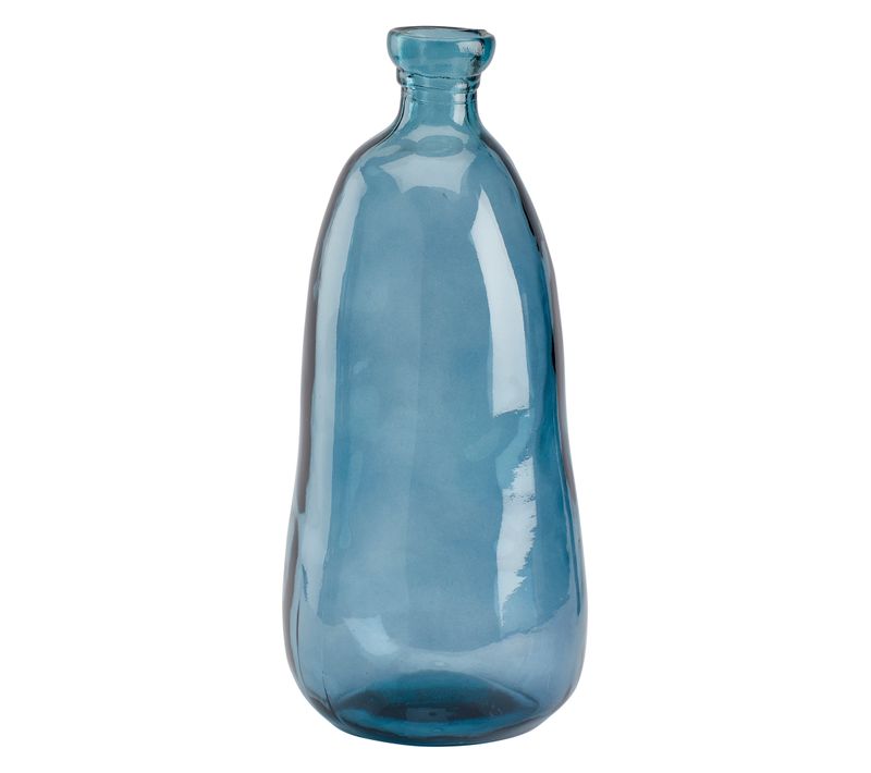 Vase bouteille H 51 cm GRANITE Bleu