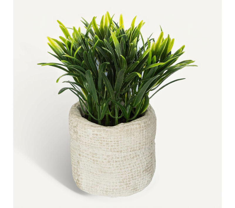 Plante Verte Artificielle En Pot Forme Sac