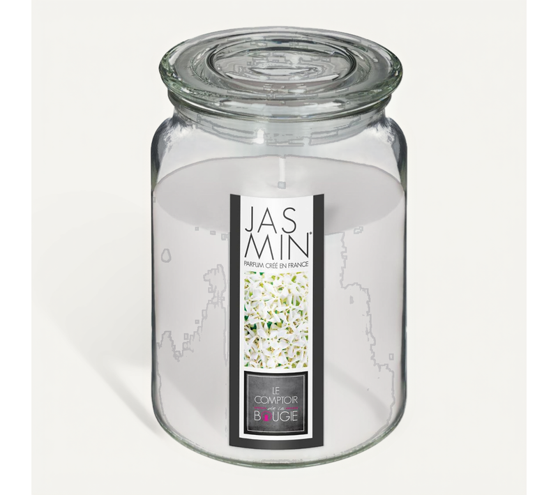 Bougie Parfumée Pot Verre Avec Couvercle 510 G