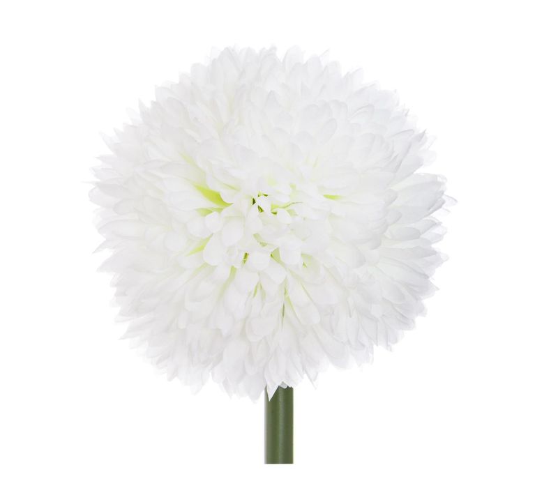 Fleur Artificielle Pompon Sur Tige Hauteur 60 Cm