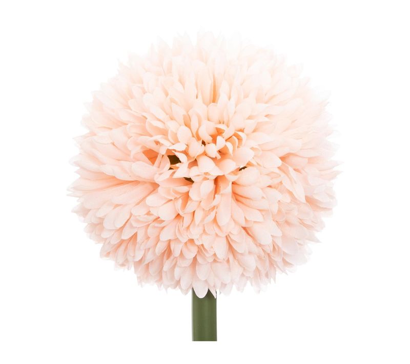 Fleur Artificielle Pompon Sur Tige Hauteur 60 Cm