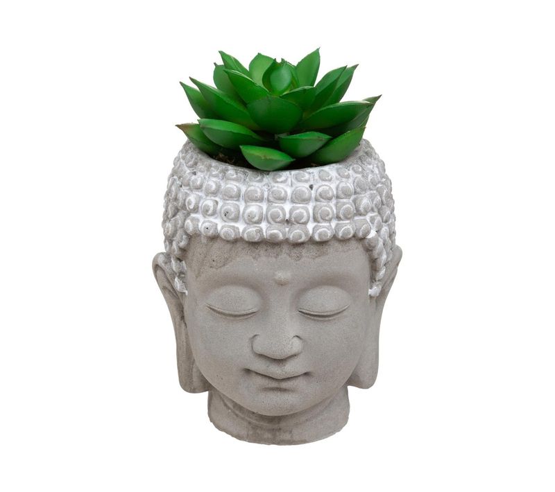 Plante Artificielle Succulente Pot Bouddha