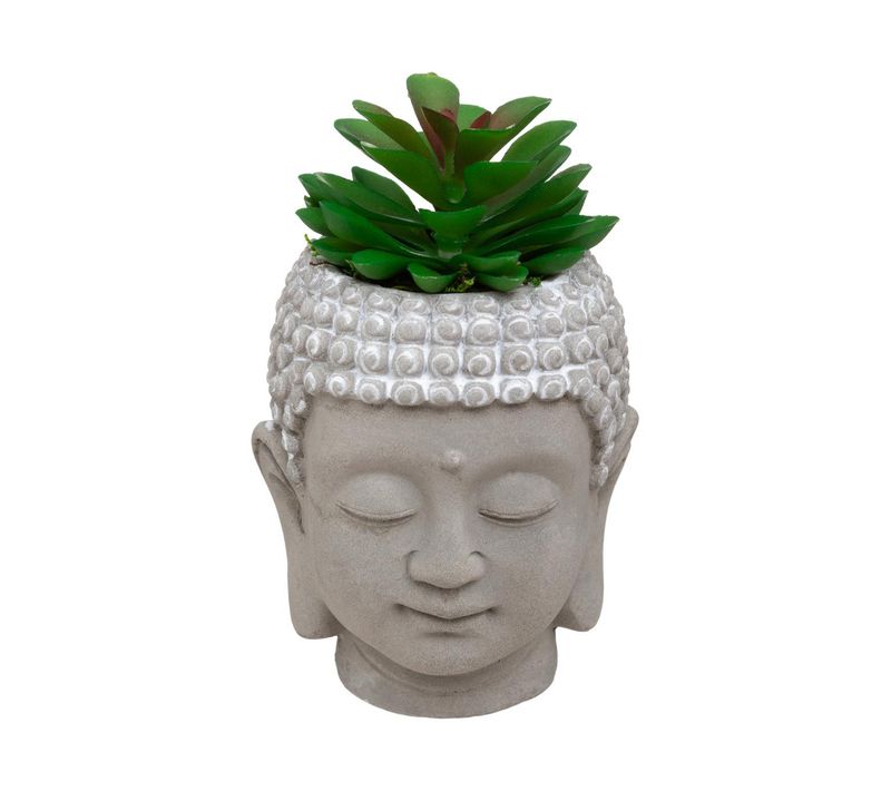 Plante Artificielle Succulente Pot Bouddha