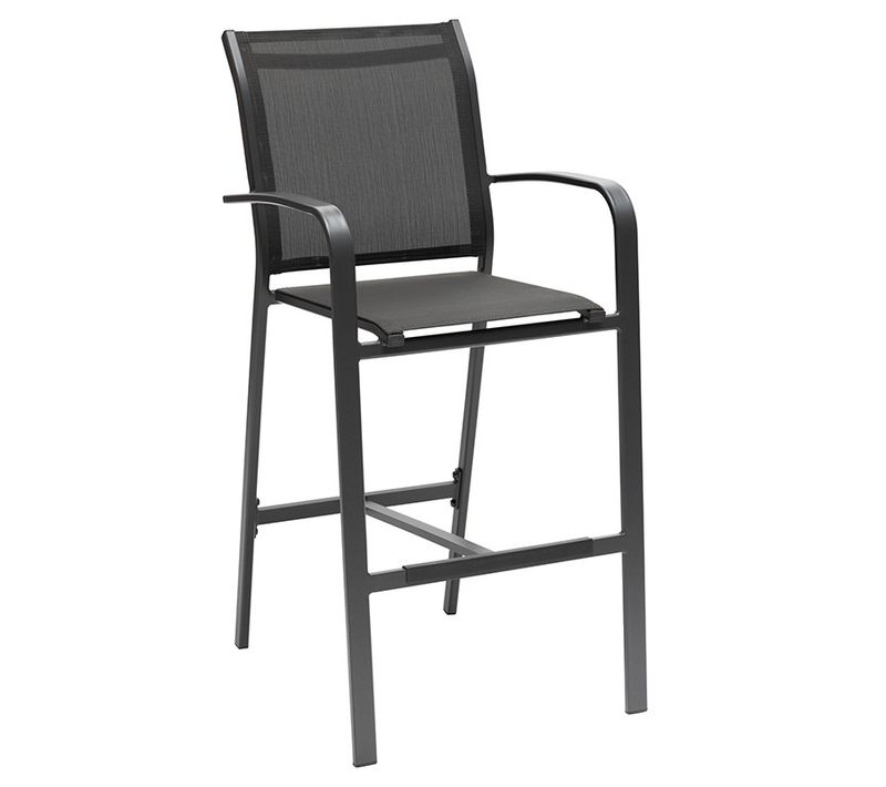 Fauteuil Haut Essentia Anthracite Et Graphite Hespéride - Gris Anthracite