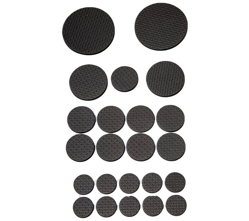 Lot De 50 Patins De Protection Noir