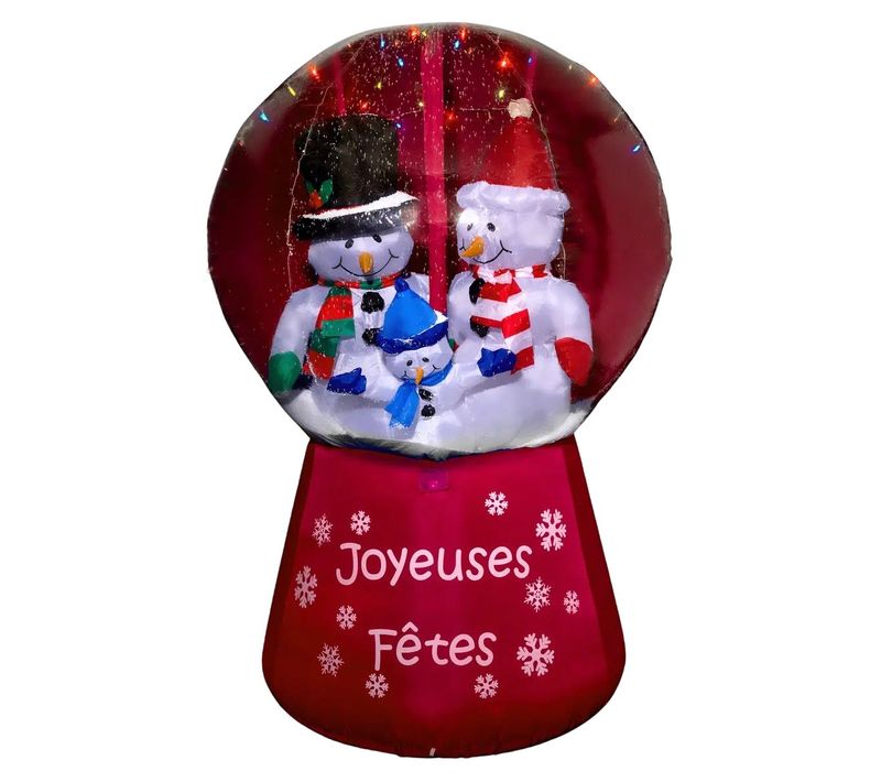 Gonflable Boule Lumineuse Et Musicale H 180 Cm