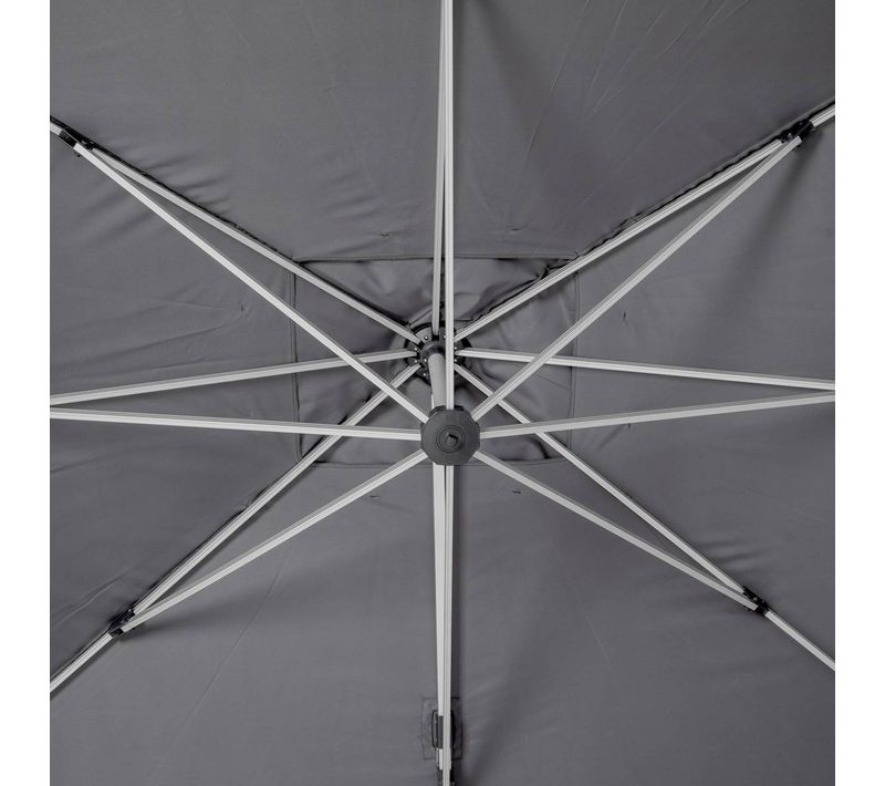 Toile De Parasol "equador" Ardoise 4x3m En Polyester