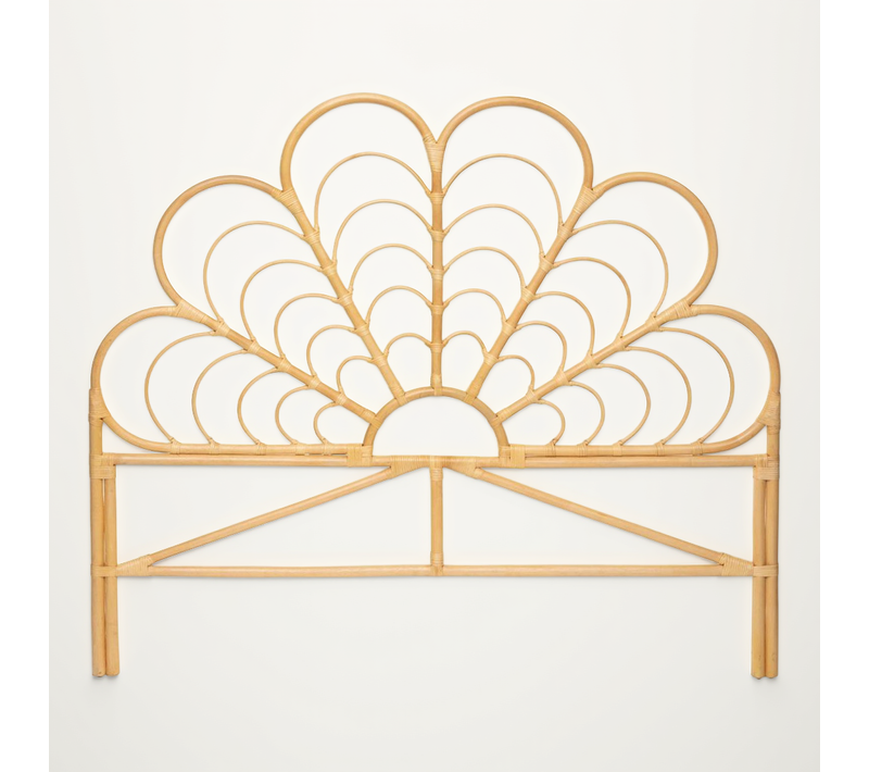 Tête De Lit En Rotin 160 X 140 Cm