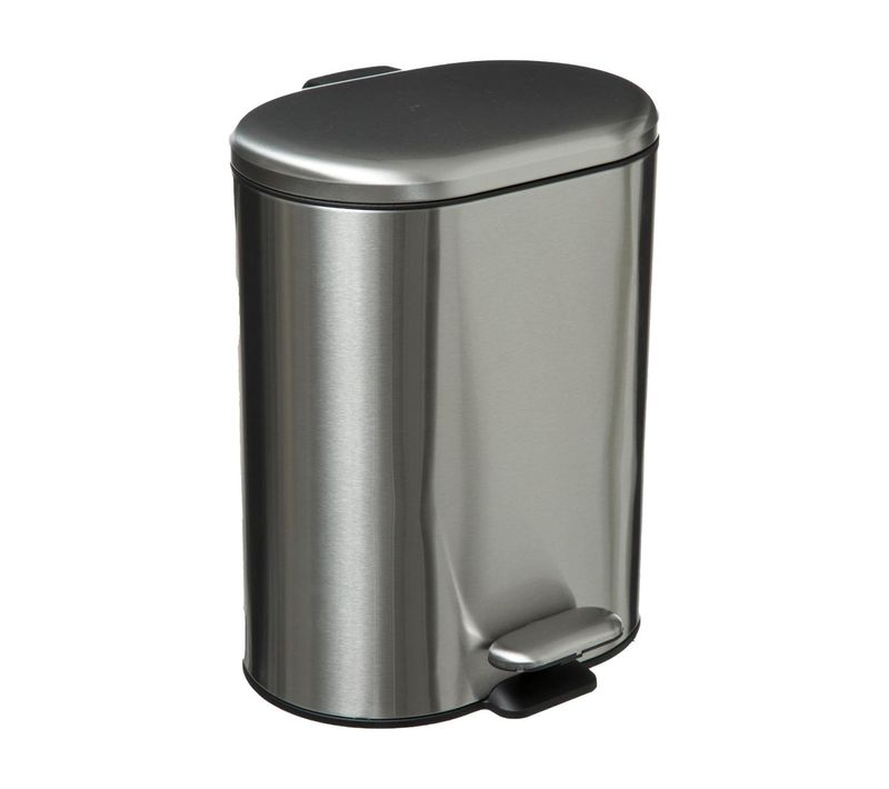 Poubelle De Salle De Bain En Métal Soft Close 6 L