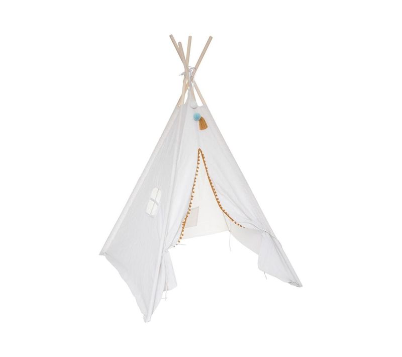 Tipi Enfant Toile Beige Lin H 160 Cm