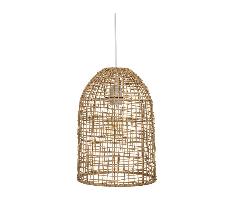 Luminaire Suspension En Rotin D 24 Cm