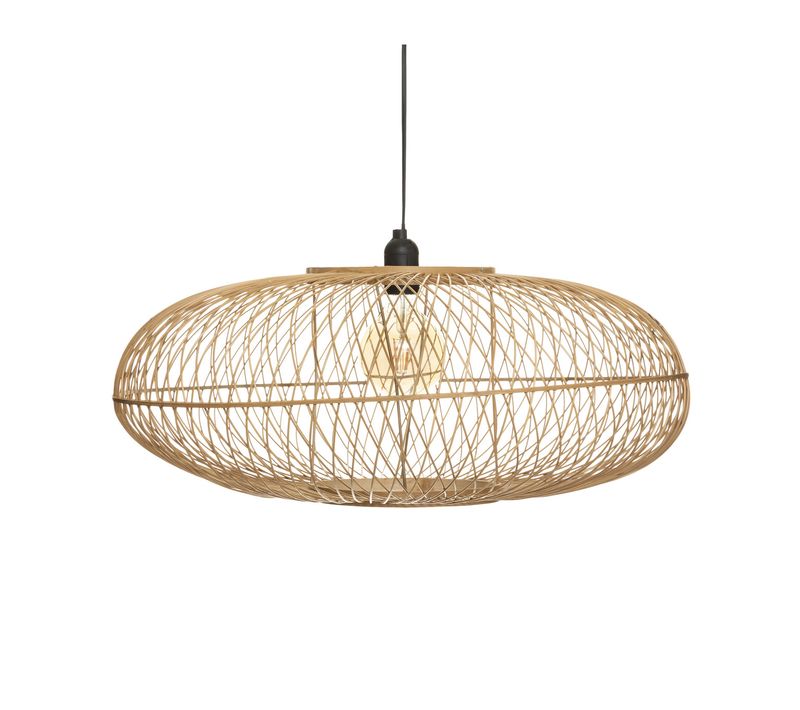 Luminaire Suspension En Bambou D 60 Cm
