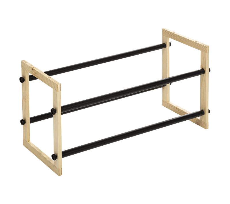 Range Chaussures Empilable Et Extensible 6 à 12 Paires - Gris