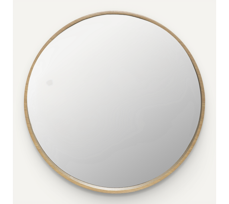Miroir Mural En Bois D 68 Cm