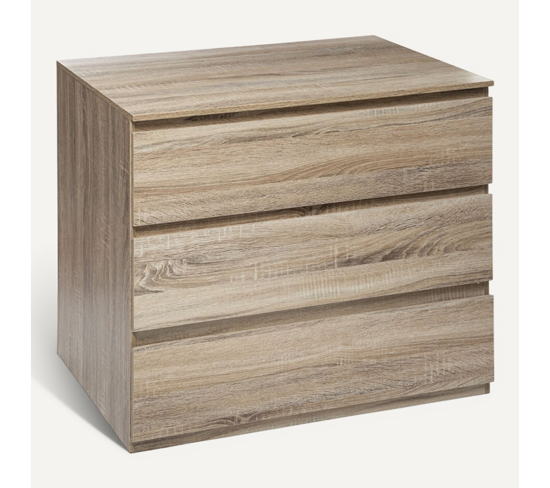 Commode De Chambre 3 Tiroirs - Bois