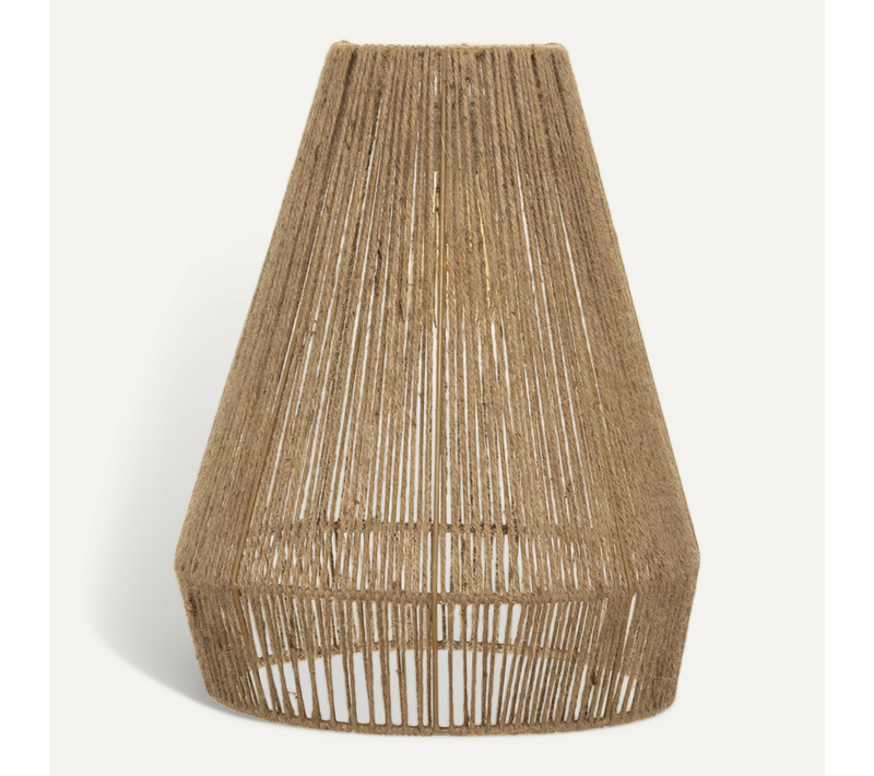 Luminaire Suspension Corde En Jute Caramel D 34 Cm