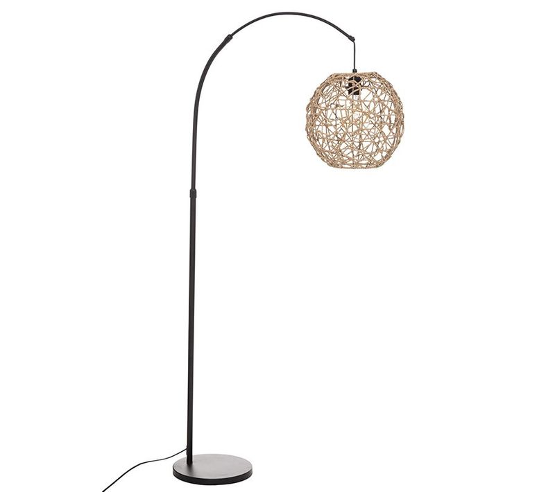 Lampadaire Arc Delia Naturel H149,5