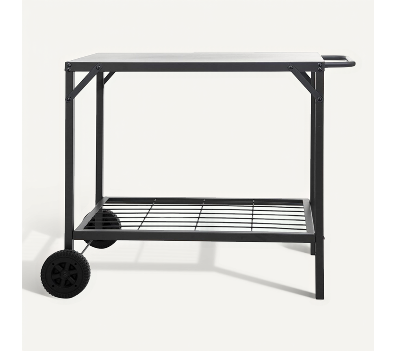 Desserte Roulante Pour Plancha 90 X 58 X 75 Cm