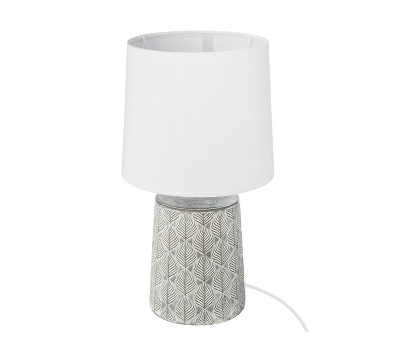 Lampe à Poser En Céramique Décorée H 35 Cm