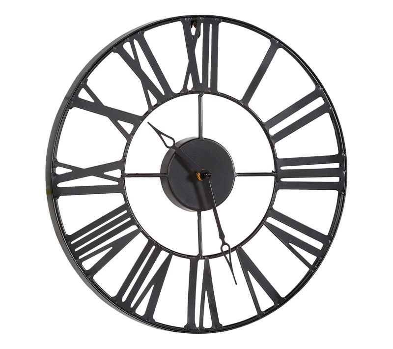 Horloge D.36 cm STATION Noir