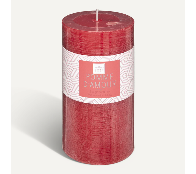 Bougie Parfumée Pomme D'amour H 14 Cm