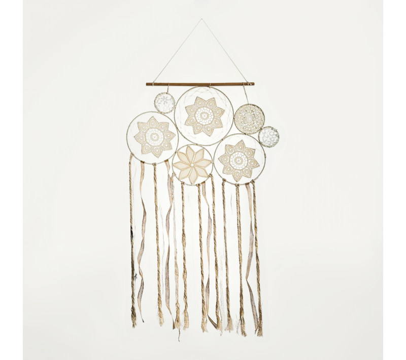 Déco Murale Attrape Rêves Été Indien H 95 Cm