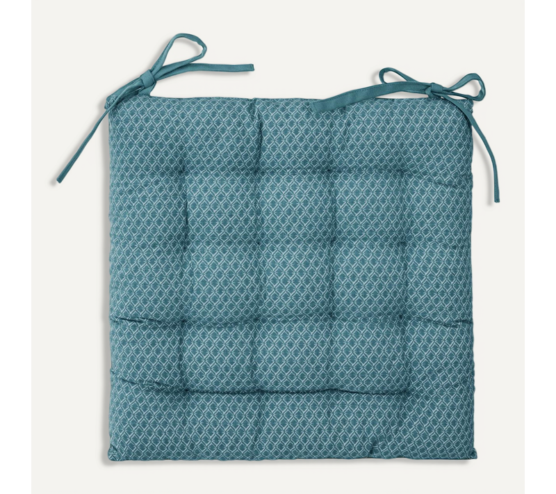 Galette De Chaise Otto Bleu 38x38